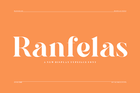 Beispiel einer Ranfelas-Schriftart